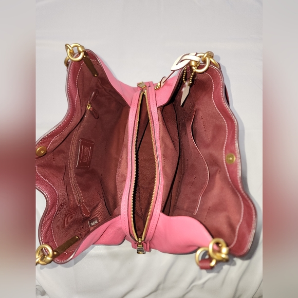 COACH Dalton Colorblock Pink, Raspberry EUC - Picture 7 of 11